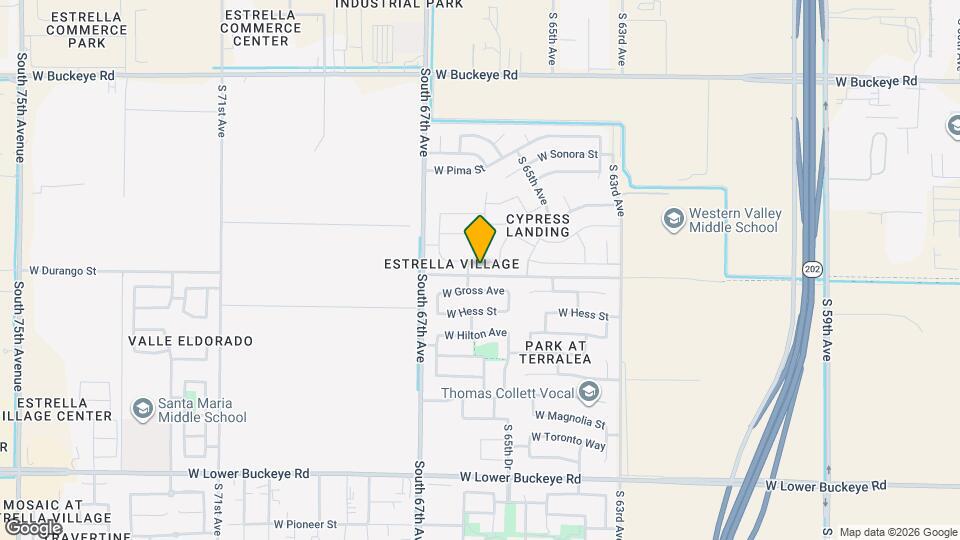 6545 W Chickasaw St Mapa y Detalles de la Ubicación