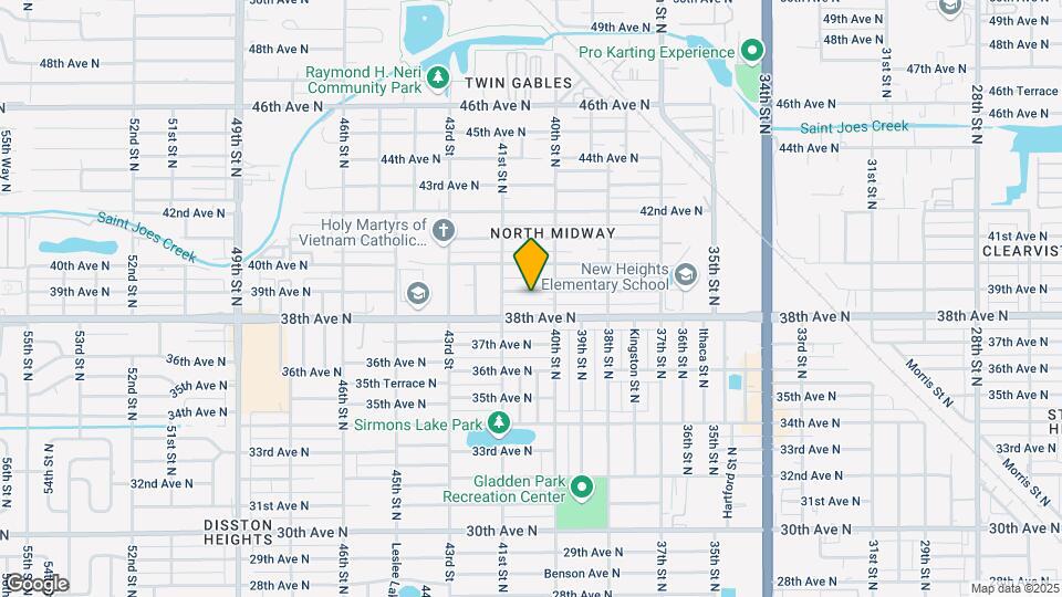 4042 39th Ave N Map and Location Details