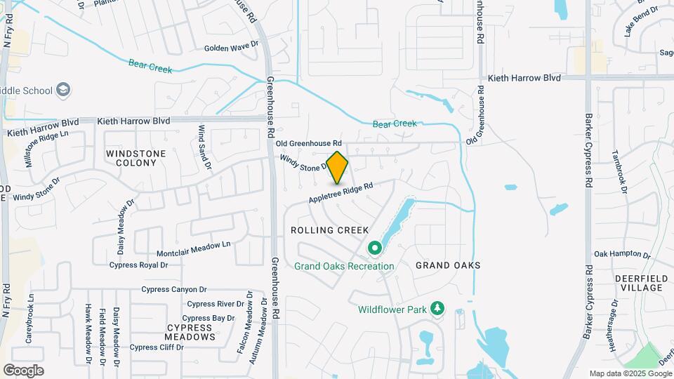 18822 Appletree Ridge Rd Mapa y Detalles de la Ubicación