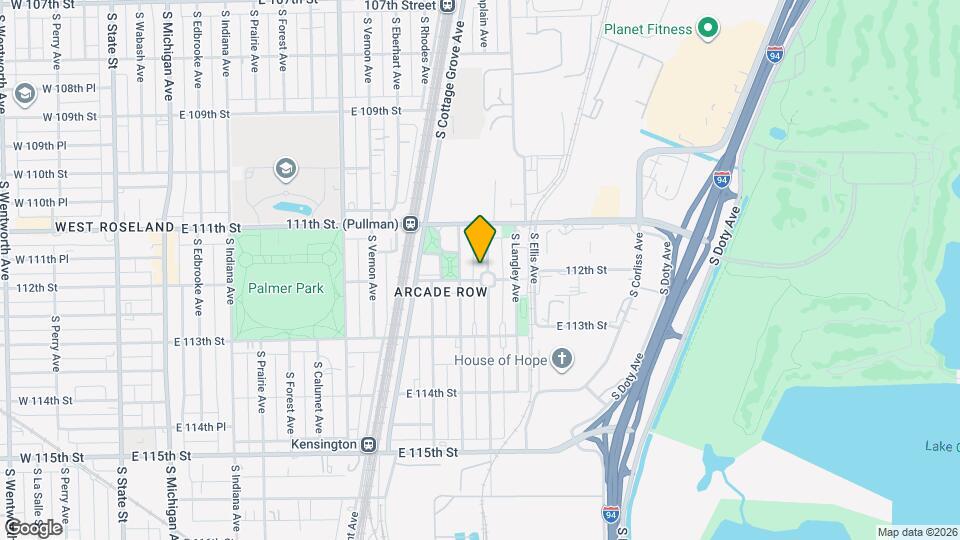 620 E 112th St Map and Location Details