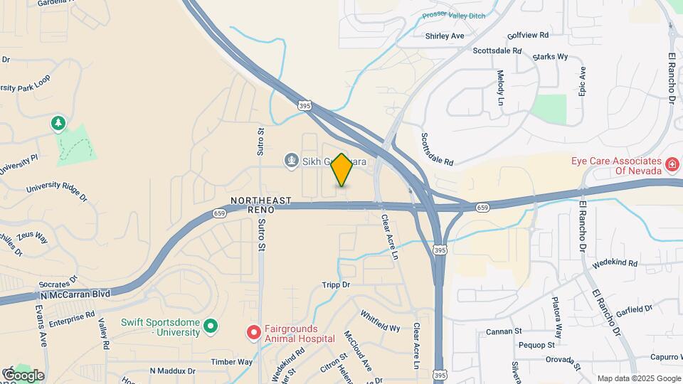 1225 N Mccarran Blvd Map and Location Details
