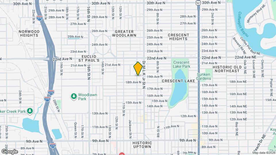 1827 10th St N Map and Location Details