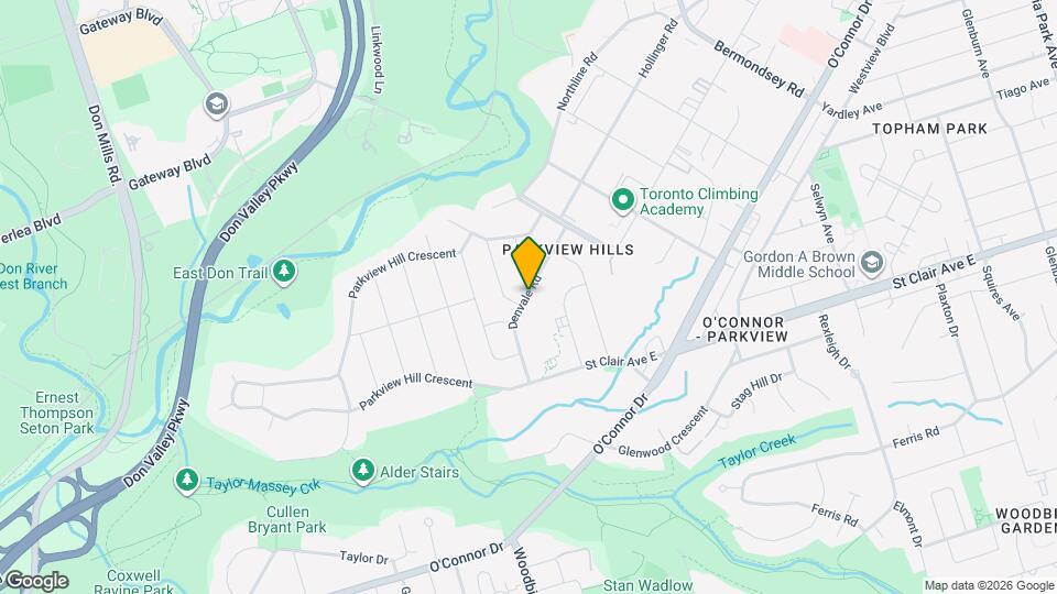 51 Denvale Rd Map and Location Details