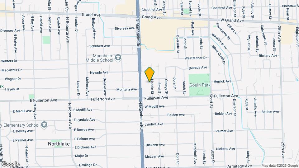 2448 Lincoln St Map and Location Details
