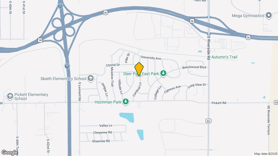 2316 Cardinal Ln Map and Location Details