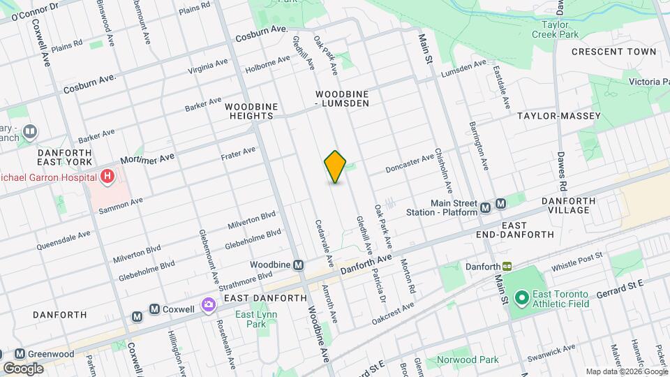 65 King Edward Av Map and Location Details