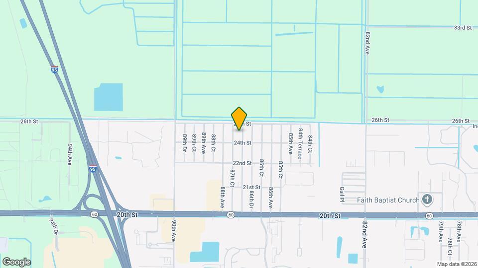 2505 87th Ave Map and Location Details