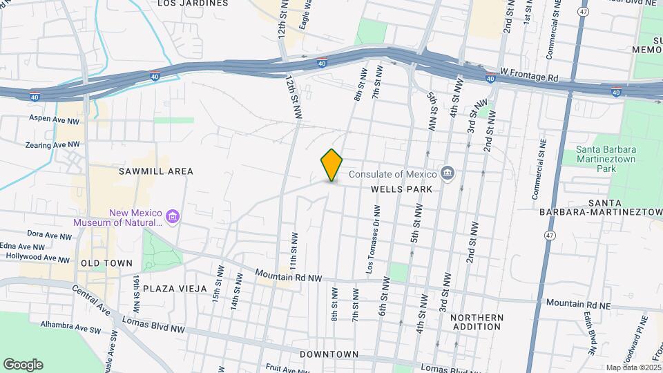 810 Bellamah Ave NW Map and Location Details
