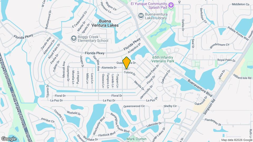 165 Toluca Dr Map and Location Details