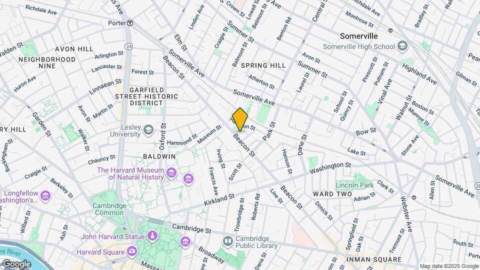 217 Beacon St Map and Location Details