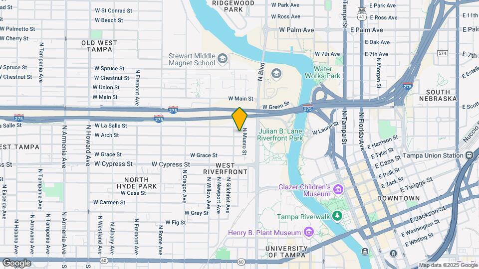 1005 W Arch St Map and Location Details