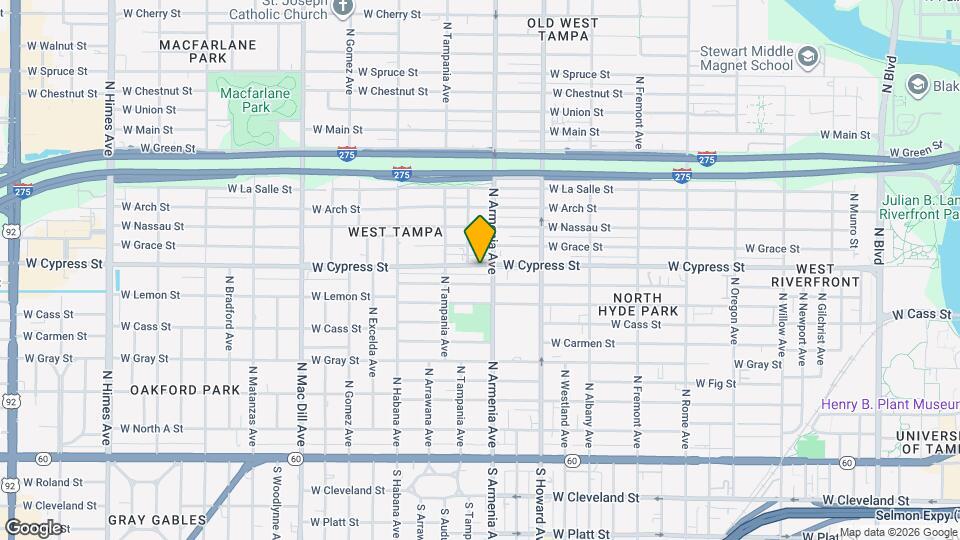 2408 W Cypress St Map and Location Details