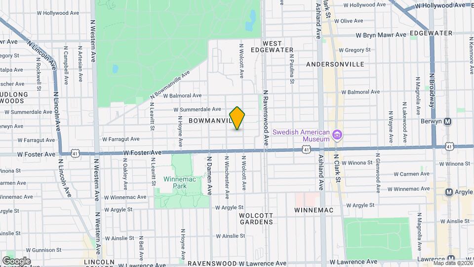 1914 W Farragut Ave Map and Location Details