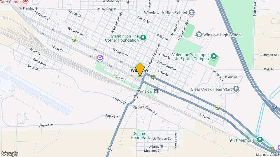 116 E Second St Map and Location Details