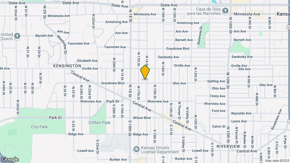 300 N 16 St Map and Location Details