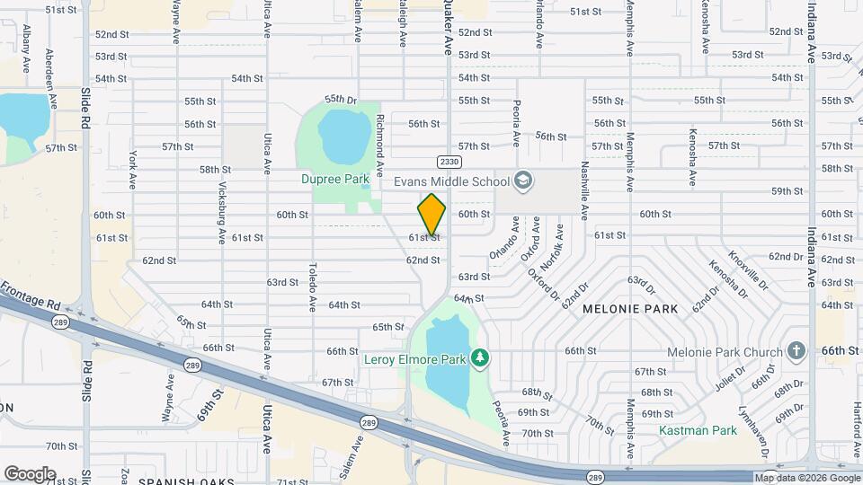 4407 61st St Map and Location Details