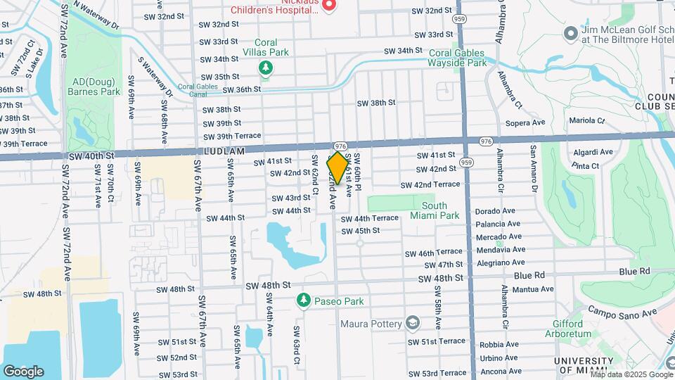 4225 SW 62nd Ave Map and Location Details