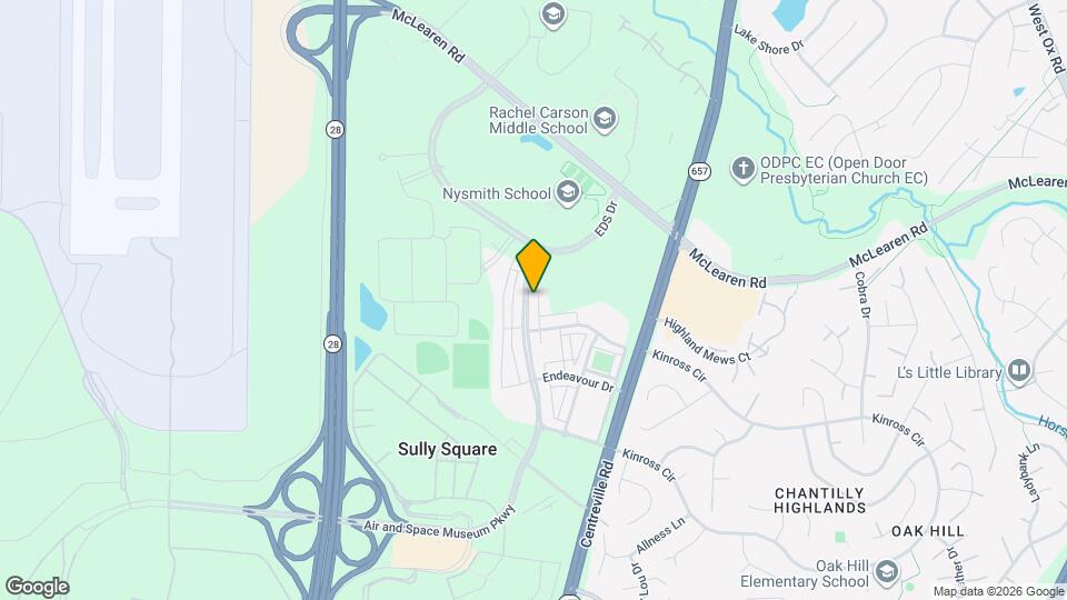 13615 Air and Space Museum Pkwy Map and Location Details