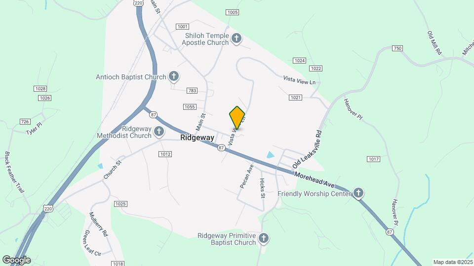 855 Vista View Ln Map and Location Details