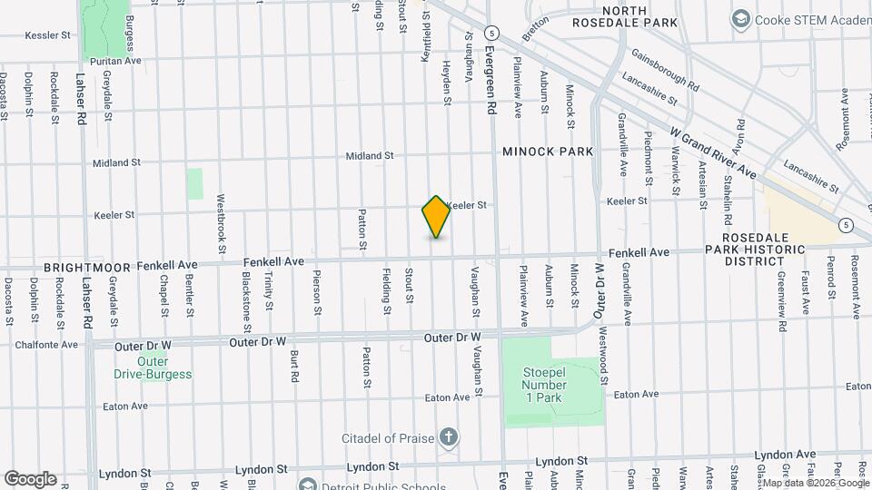 15318 Kentfield St Map and Location Details