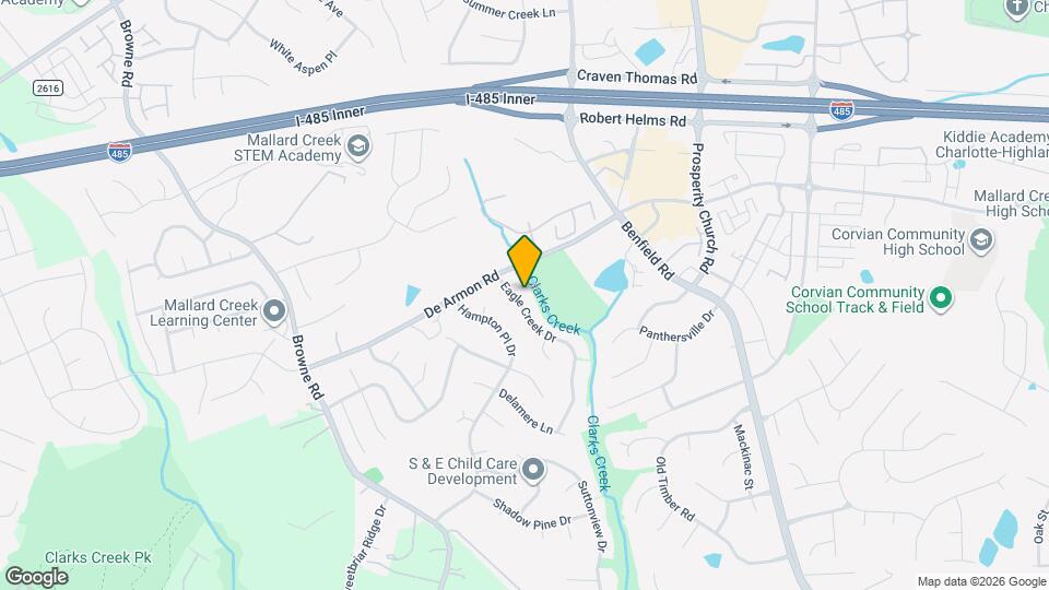 5208 Eagle Creek Dr Mapa y Detalles de la Ubicación