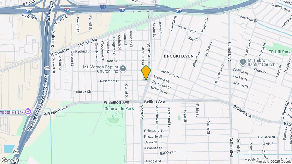 3826 Rosemont St Map and Location Details