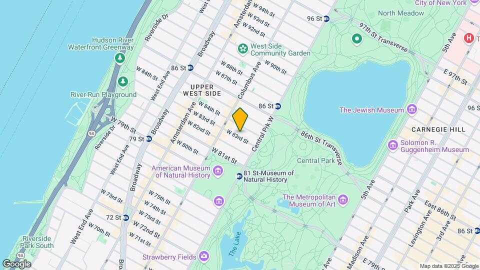 39 W 83rd St Mapa y Detalles de la Ubicación