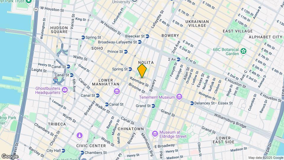 196-198 Mott St Mapa y Detalles de la Ubicación