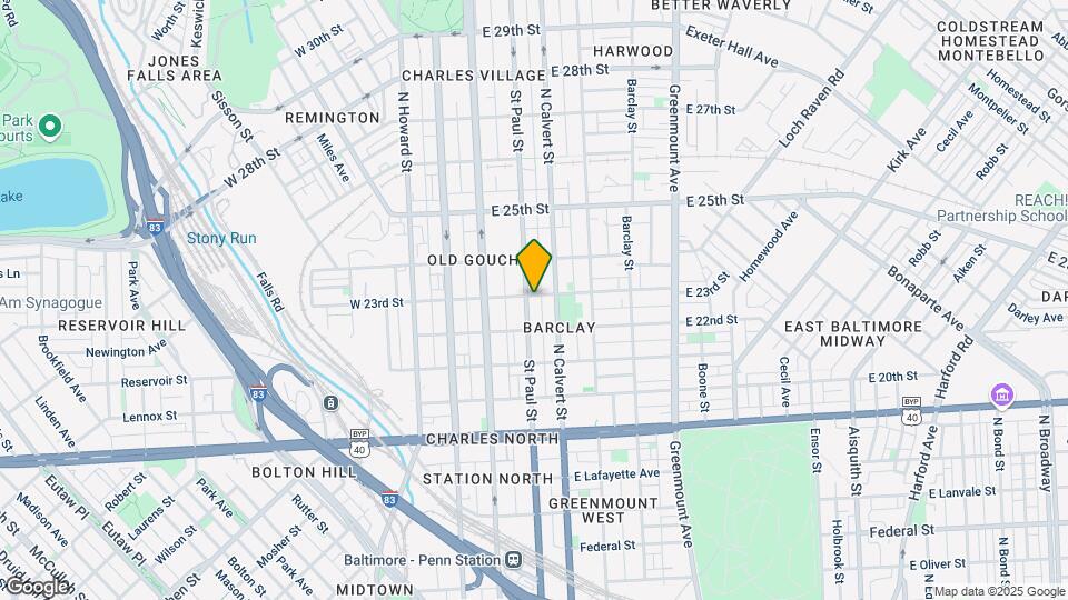 2233 Saint Paul St Map and Location Details