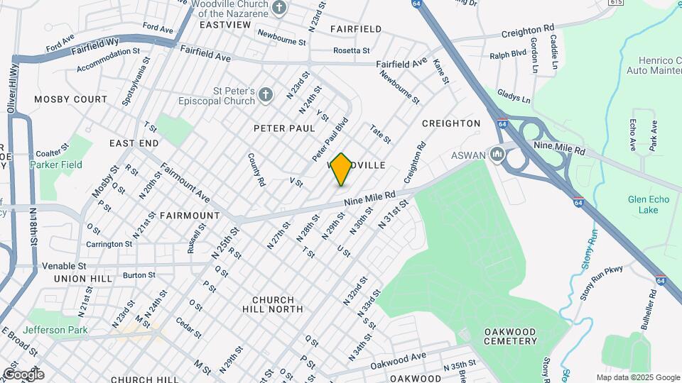 1619 N 28th St Mapa y Detalles de la Ubicación