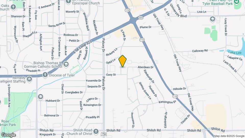 4222 Southpark Dr Map and Location Details