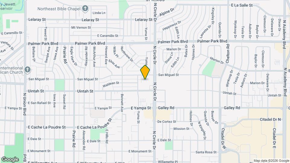 2735 E San Miguel St Map and Location Details