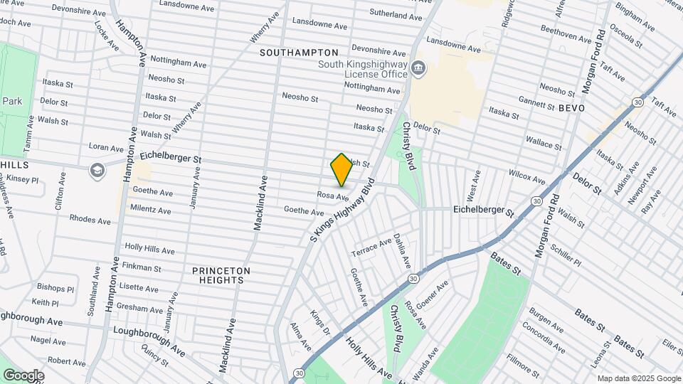 5027 Rosa Ave Map and Location Details