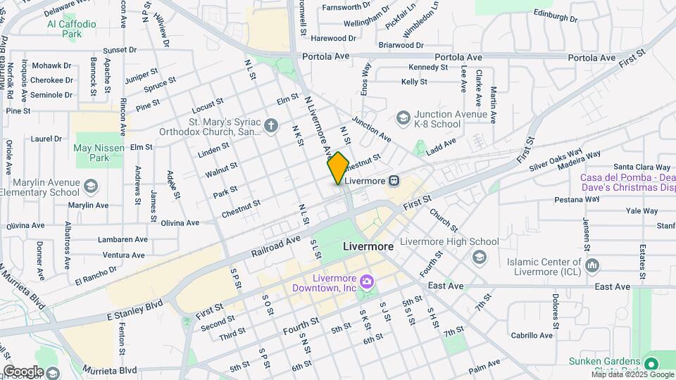 2160-2174 Oak St Mapa y Detalles de la Ubicación