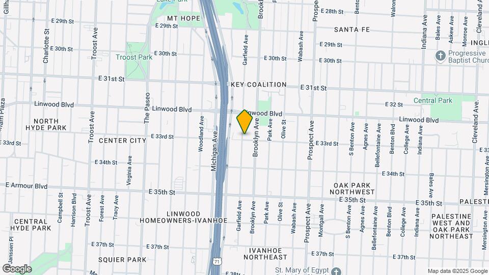 2100 E 33rd St Mapa y Detalles de la Ubicación