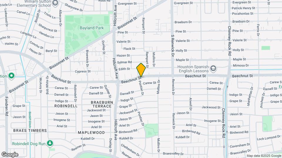 5615 Beechnut St Map and Location Details