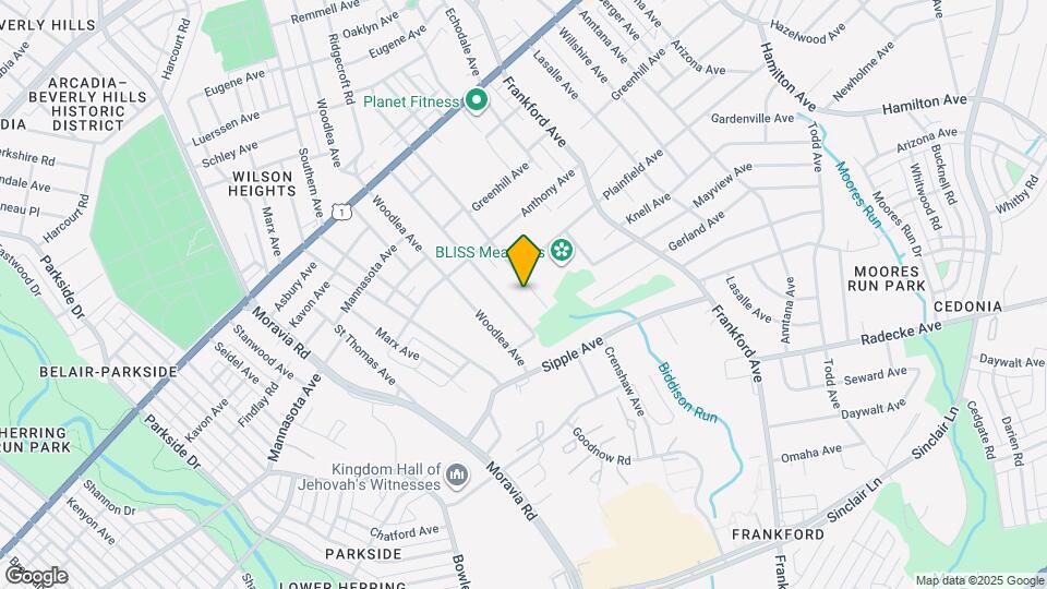 4611 Parkwood Ave, Unit A Map and Location Details