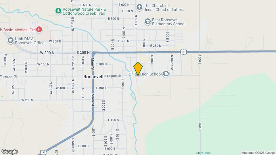 610 E Lagoon St Map and Location Details