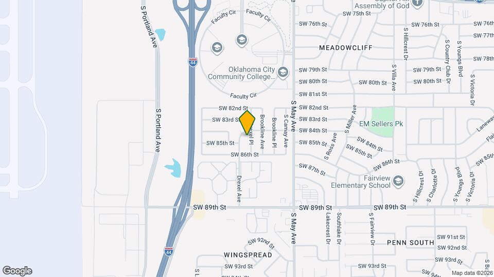 8509 S Drexel Pl Map and Location Details