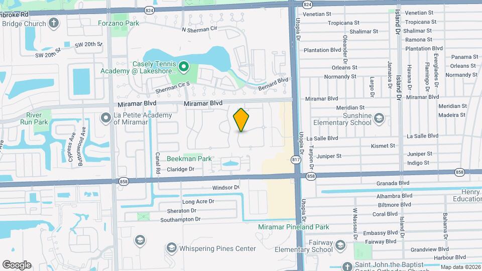 2741 SW 83rd Ave Map and Location Details