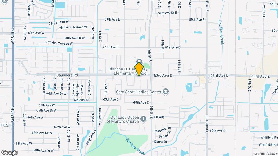 6311 7th St Ct E Map and Location Details