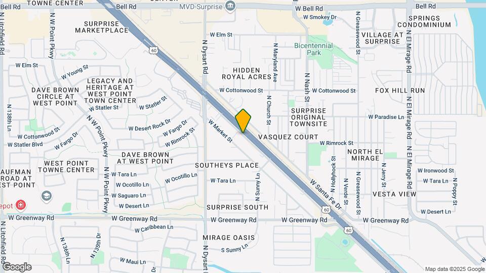 12959 NW Grand Ave Map and Location Details