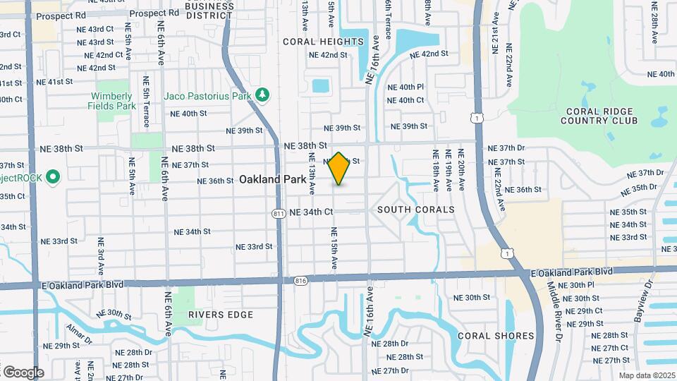 1509 NE 35th St Map and Location Details