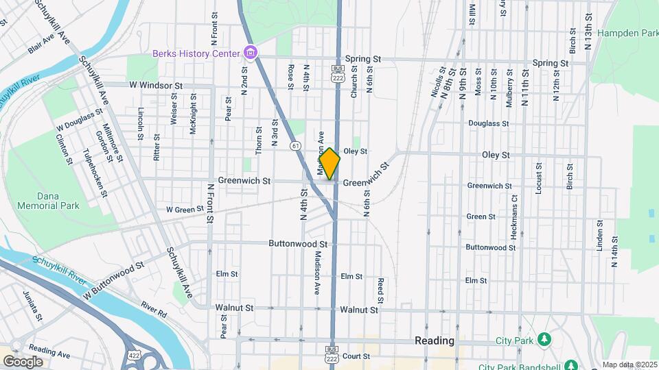 556 N 5th St Map and Location Details