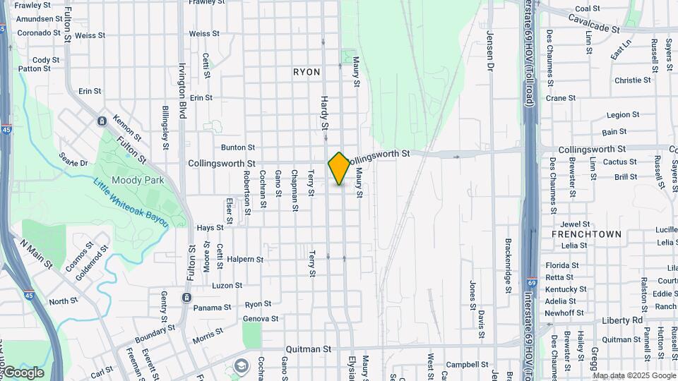 1615 Bigelow St Map and Location Details
