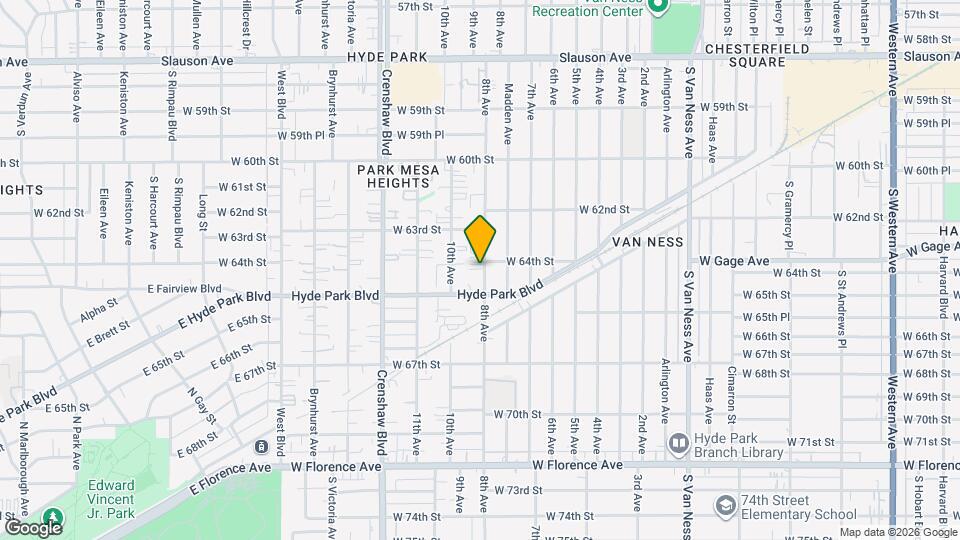 6407 8th Ave Mapa y Detalles de la Ubicación