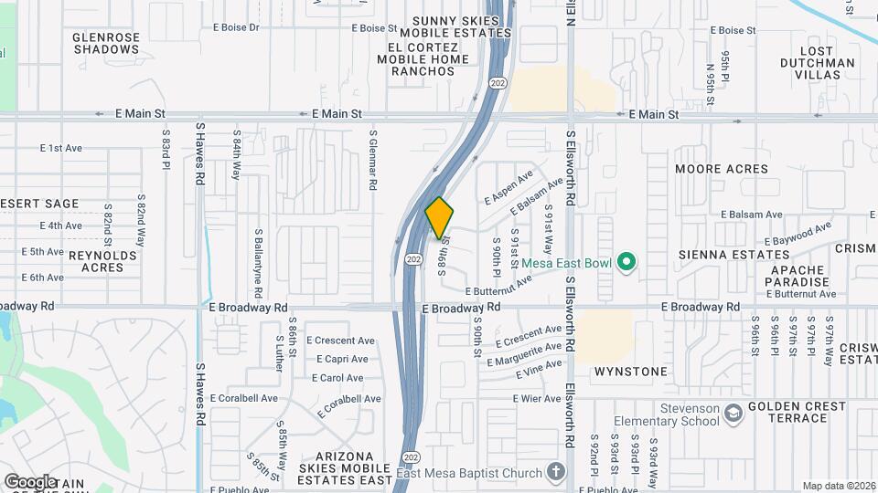 244 S 89th St Map and Location Details