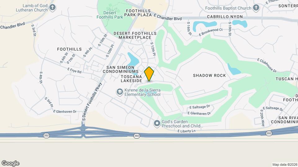 1301 E Briarwood Terrace Map and Location Details