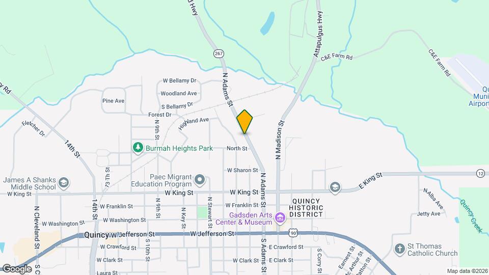 526 N Adams St Map and Location Details