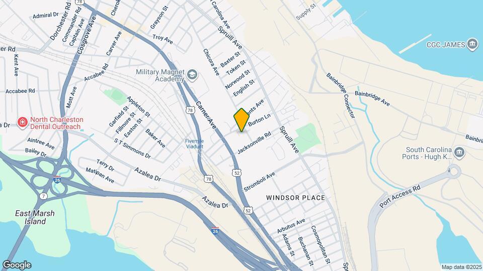 2716 Sunrise St Map and Location Details